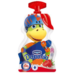 DANONE Danonki saszetka truskawka 12x70g