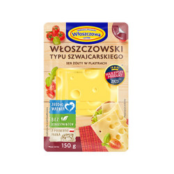 WLOSZCZOWA Ser plastry wloszczowskie 10x150g