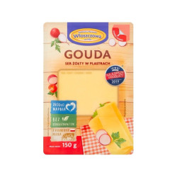 WLOSZCZOWA Ser plastry gouda 10x150g