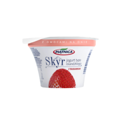 PIATNICA Jogurt skyr z truskawkami 12x150g