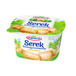 PIATNICA Serek homogenizowany ciasteczkowy 12x150g