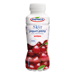 PIATNICA Jogurt skyr pitny wisnia 12x350g