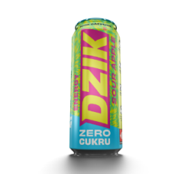 DZIK Napoj Energetyczny Zero Sour Apple 24x500ml