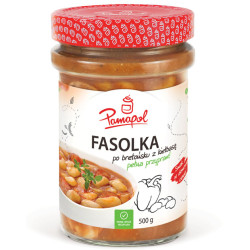 PAMAPOL Fasolka po bretonsku z kielbasa 8x500g 