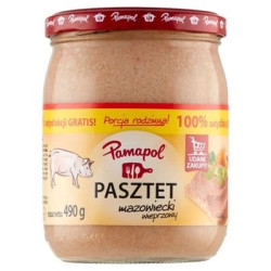 PAMAPOL Pasztet mazowiecki 4x490g  