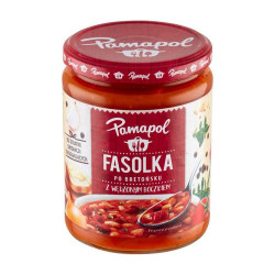 PAMAPOL SR Fasolka z kielbasa jalowcowa i boczkiem wedz 8x470g