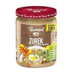 PAMAPOL Zurek z boczkiem i kielbasa 8x470g