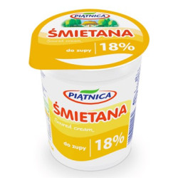 PIATNICA Smietana 18% 12x400ml 