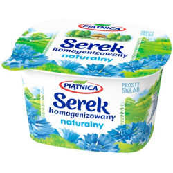 PIATNICA Serek homogenizowany naturalny 12x150g