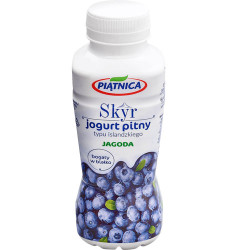 PIATNICA Jogurt skyr pitny jagoda 12x330ml