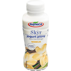 PIATNICA Jogurt skyr pitny waniliowy 12x330ml