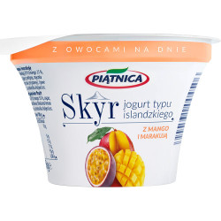 PIATNICA Skyr jogurt mango-marakuja typu islandzkiego 12x150g