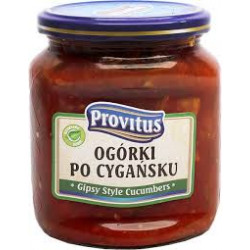 PROVITUS Ogorki po cygansku 6x480g