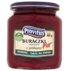 PROVITUS Buraczki zasmazane z jablkami 6x480ml