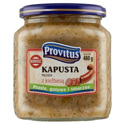 PROVITUS Kapusta mloda z kielbasa 6x480g