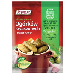 PRYMAT Przyprawa do ogorkow kiszonych i malosolnych  12x40g