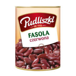 PUDLISZKI Fasola czerwona red kidney 20x400g