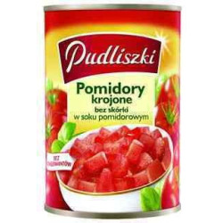 PUDLISZKI Pomidory krojone 12x400g