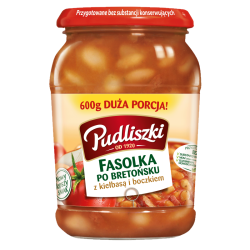 PUDLISZKI Fasolka po bret z kiel i bocz 8x600g