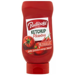 PUDLISZKI Ketchup pikantny 8x480g