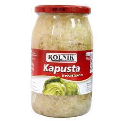 ROLNIK Kapusta kwaszona biala 6x900ml