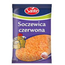 SANTE Soczewica czerwona 12x350g