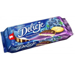 MONDELEZ Delicje szampanskie jagodowe 24x147g 