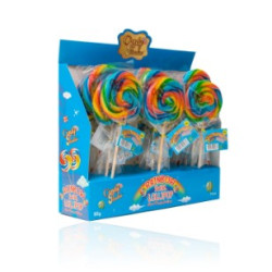 CANDY PARADISE  Rainbow swirl lollipop 15x80g