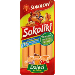 SOKOLOW Sokoliki PAROWKI 140g (P)