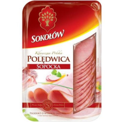 SOKOLOW Poledwica sopocka w plastrach 140g  (P)