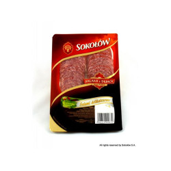 SOKOLOW Salami delikatesowe plastry 100g (P)