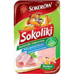 SOKOLOW Sokoliki szyneczka wieprzowa plastry 100g (P)