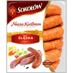 SOKOLOW BBQ Kielbasa slaska nasza 550g (P)