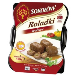 SOKOLOW Roladki wol nadziewane ogorek boczek sos pieczpeczak 360g