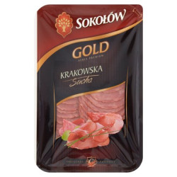 SOKOLOW Szynka krakowska sucha w plastrach 100g (P) 