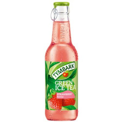 TYMBARK ICE GREEN TEA Strawberry szklo 24x250ml