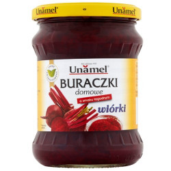 UNAMEL Buraczki domowe wiorki 12x460g