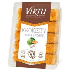 VIRTU Krokiety z kapusta i grzybami 6x400g