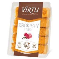 VIRTU Krokiety z miesem 6x400g