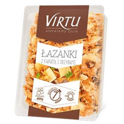 VIRTU Lazanki z kapusta i grzybami 6x400g