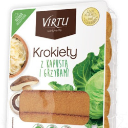 VIRTU Krokiety z kapusta i grzybami 7x1kg