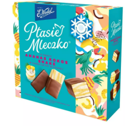 WEDEL Ptasie mleczko ananas kokos shake 340g