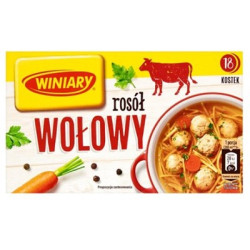 WINIARY Bulion wolowy 16x180g